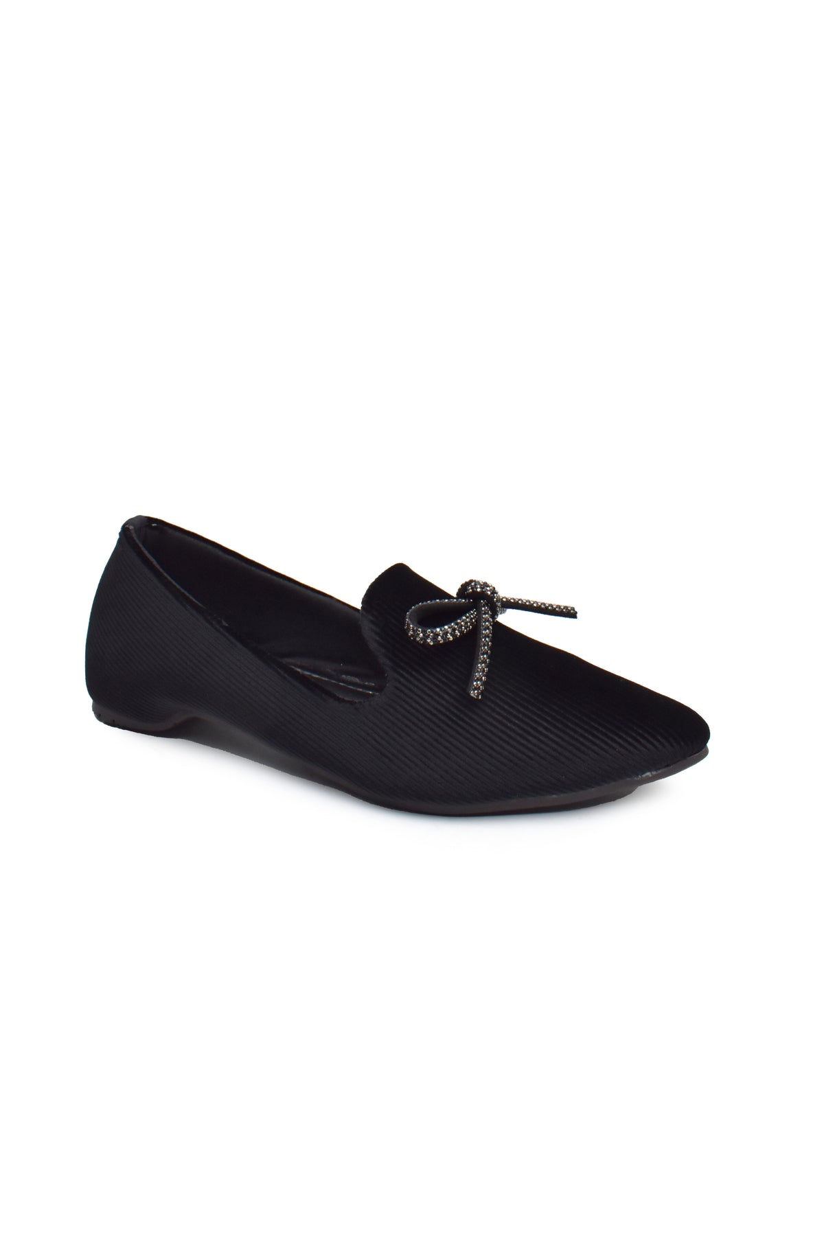 WOMEN BLACK COURT SHOES LADY139