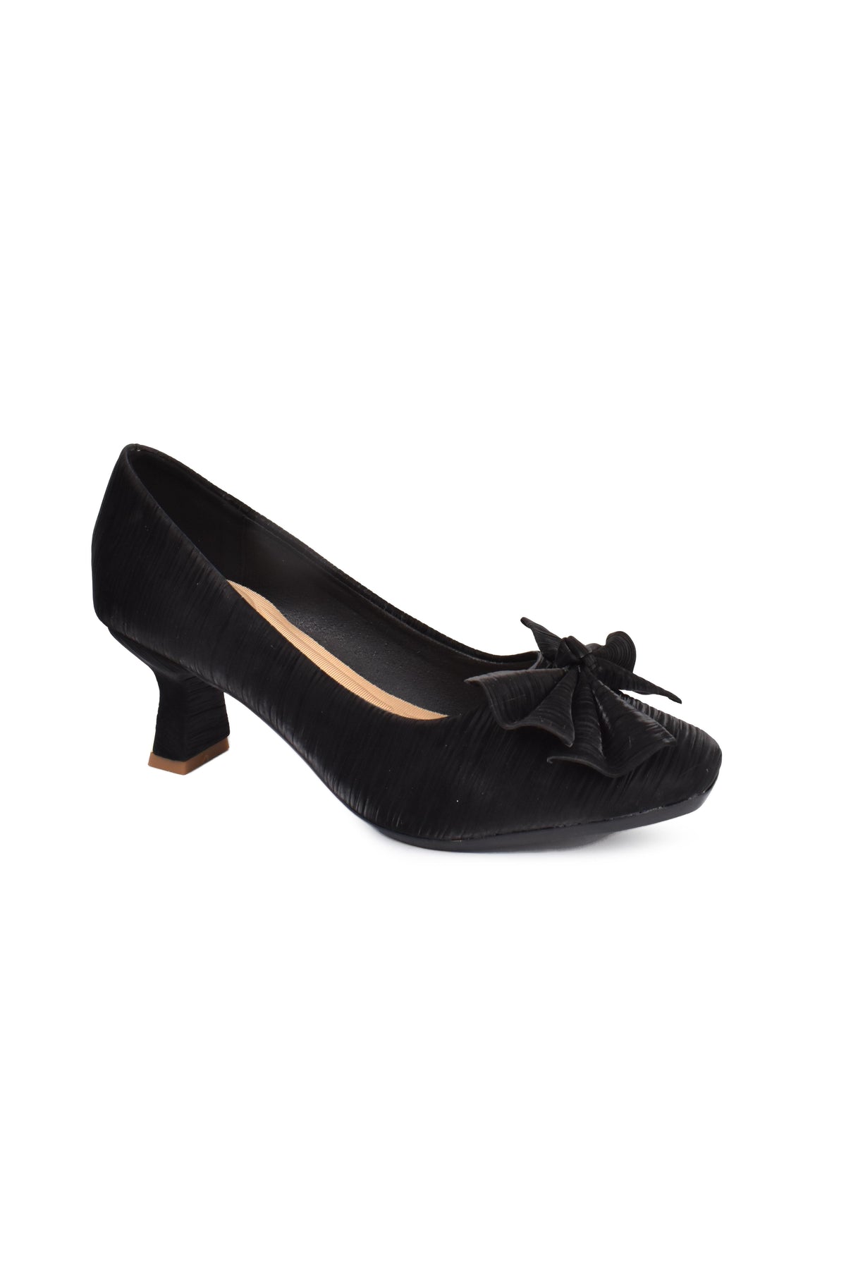 WOMEN BLACK COURT SHOES LADY217