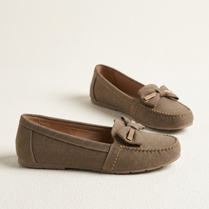Fawn H0206 women's moccasins, side view